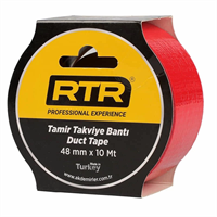 RNC196\48 mm*10mt TAMIR TAKVIYE BANTI KIRMIZI RTRMAX